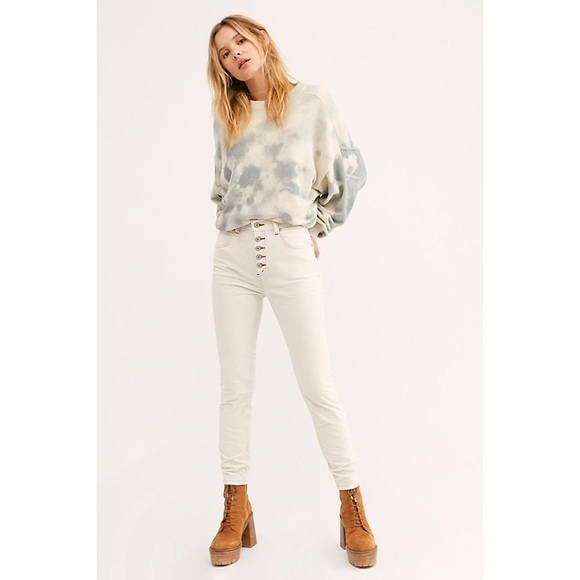 Free People Sun Chaser Corduroy Skinny Jeans - Picture 1 of 5